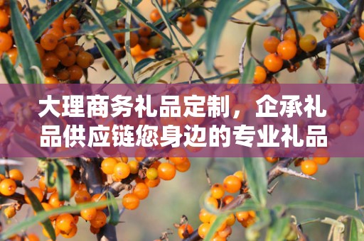大理商务礼品定制，企承礼品供应链您身边的专业礼品定制公司