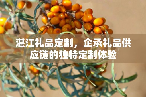湛江礼品定制，企承礼品供应链的独特定制体验
